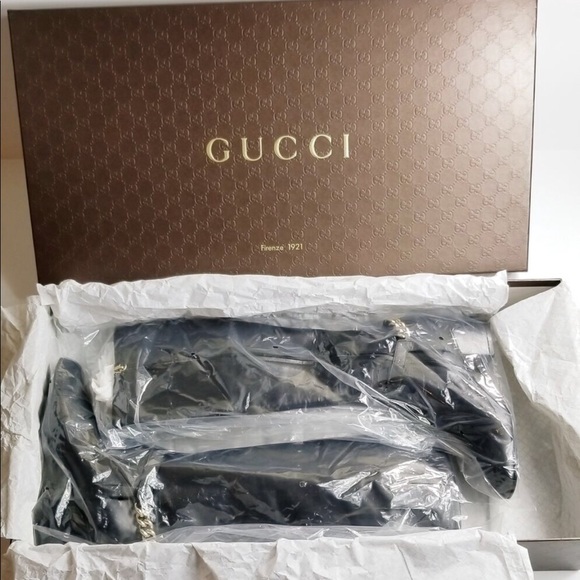 ❌SOLD❌Authentic Gucci Lifford Malaga Knee-high - Picture 7 of 8